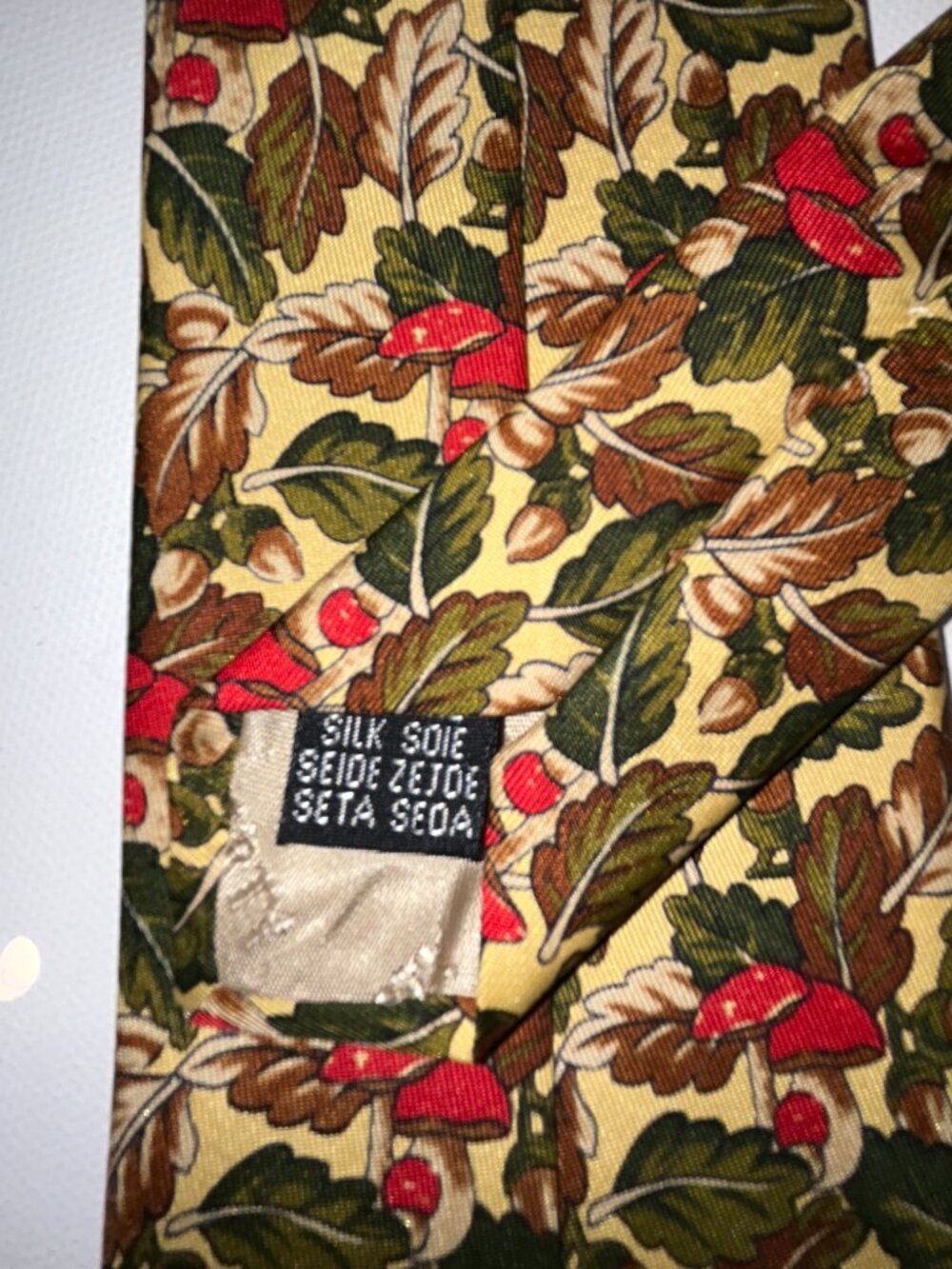 Liberty of London lot of 4 ties, floral cotton, silk woodland - Picture 2 of 10